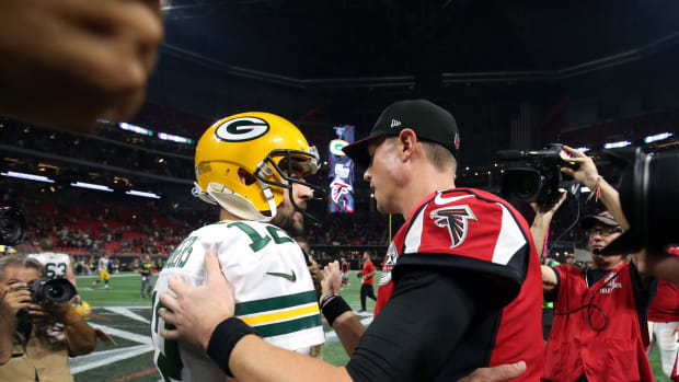 Aaron Rodgers Matt Ryan Packers